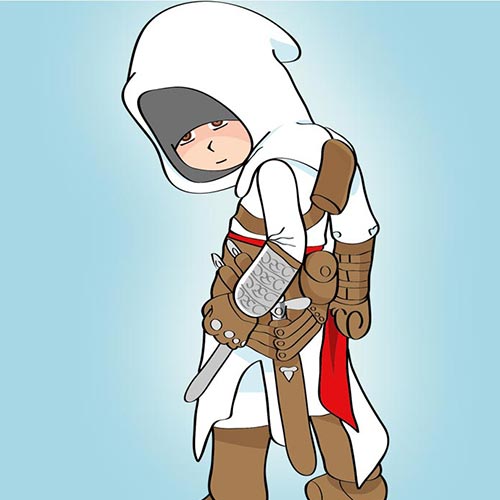 illustration assassin's creed créé avec illustrator