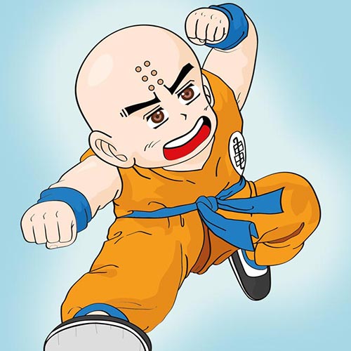 illustration dragon ball z créé avec illustrator