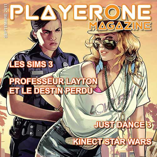 mise en page du magazine PlayerOne