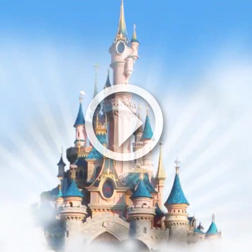 vidéo publicitaire disneyland paris