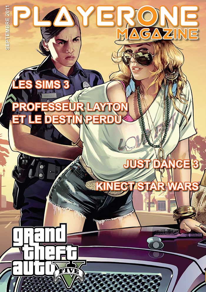 mise en page couverture magazine playerone